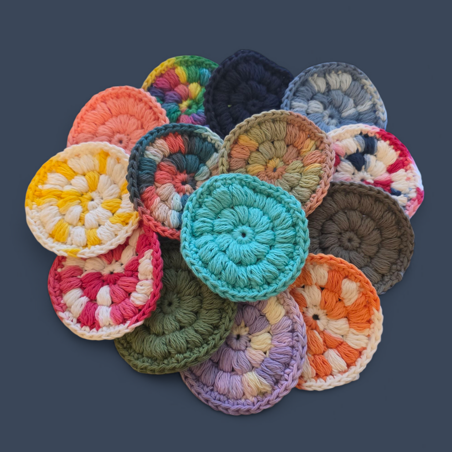 Face Scrubbie Assorted Colour