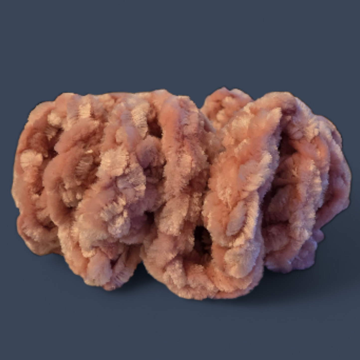 Quiet Pink Crocheted Scrunchie