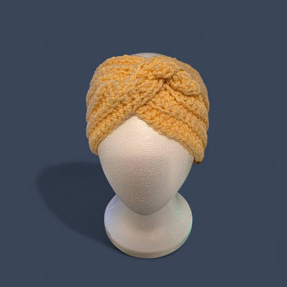 Yellow Twist Ear Warmer