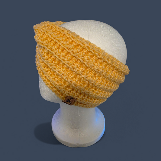 Yellow Twist Ear Warmer