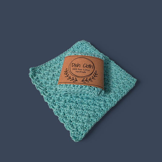 Aqua Dishcloth Set