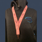 Pink Crocheted Lanyard