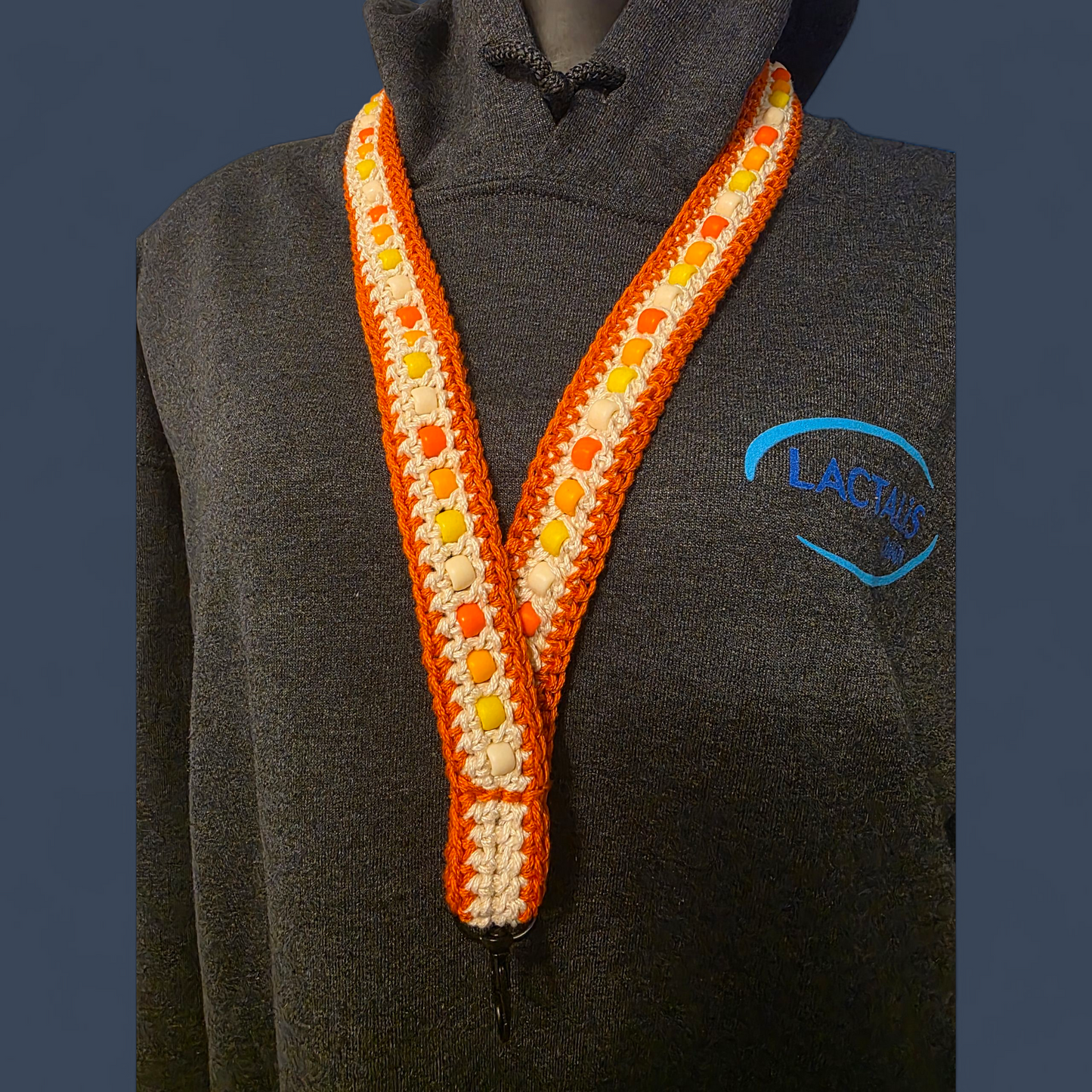 Orange Lanyard