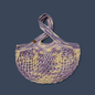 Lilac Ombre Mesh Market Bag