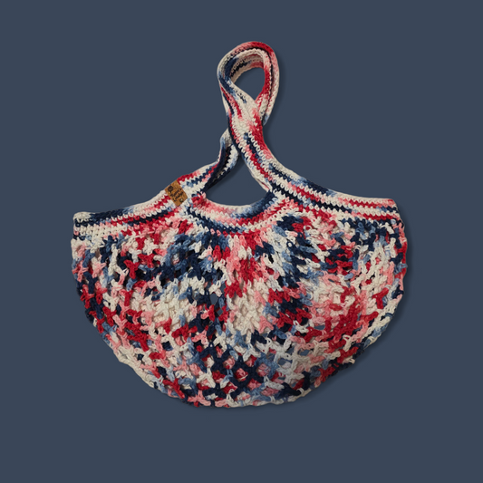 Patriot Ombre Mesh Market Bag